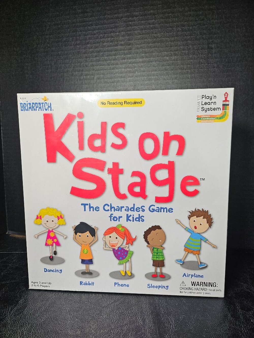 New! Kids On Stage Board Game Sealed Box By Briarpatch No Reading Charades